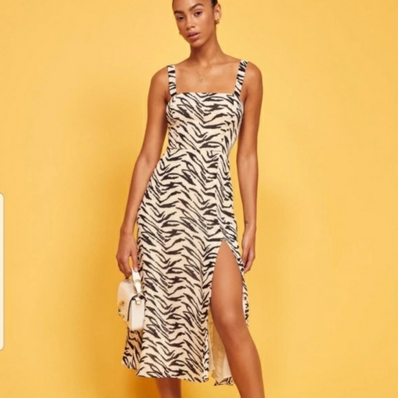 reformation nectarine dress